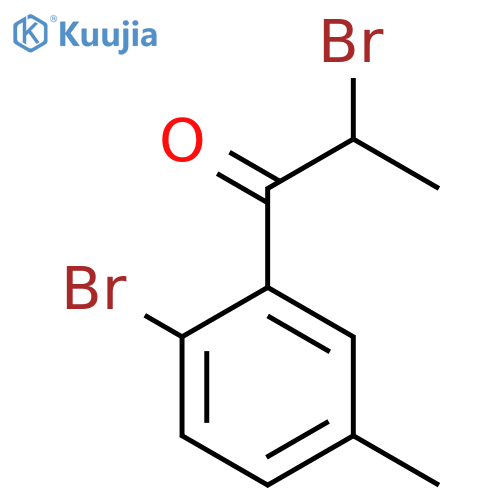 2,2'-Dibromo-5'-methylpropiophenone structure