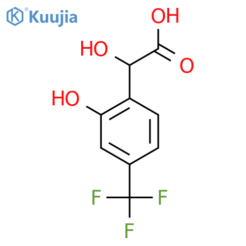 2-Hydroxy-4-(trifluoromethyl)mandelic acid structure
