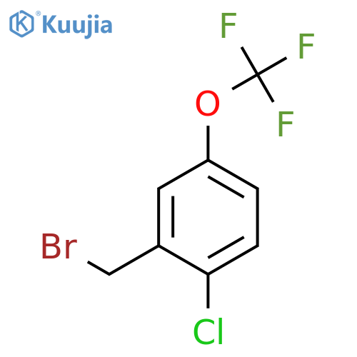 2-(Bromomethyl)-1-chloro-4-(trifluoromethoxy)benzene structure