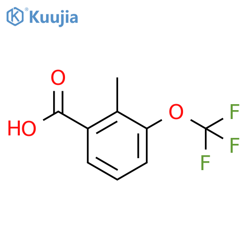 2-Methyl-3-(trifluoromethoxy)benzoic acid structure