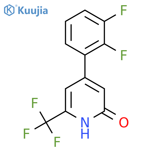 4-(2,3-Difluorophenyl)-2-hydroxy-6-(trifluoromethyl)pyridine structure