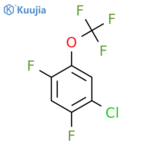 5-Chloro-2,4-difluoro(trifluoromethoxy)benzene structure