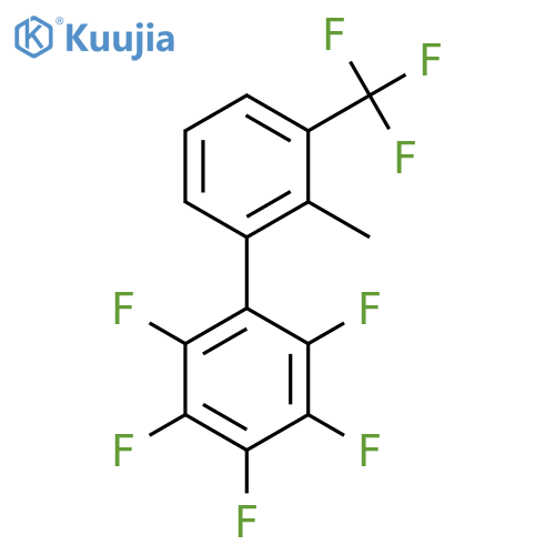 2'-Methyl-2,3,4,5,6-pentafluoro-3'-(trifluoromethyl)biphenyl structure