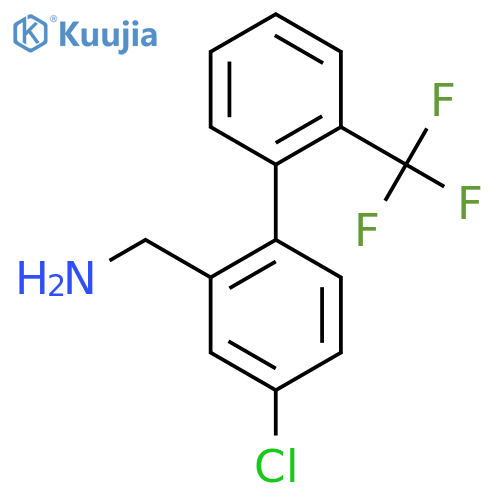 C-(4-Chloro-2'-(trifluoromethyl)biphenyl-2-yl)-methylamine structure
