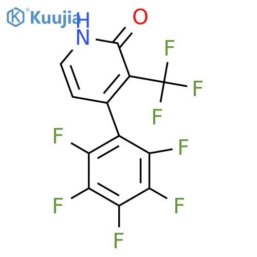 2-Hydroxy-4-(perfluorophenyl)-3-(trifluoromethyl)pyridine structure