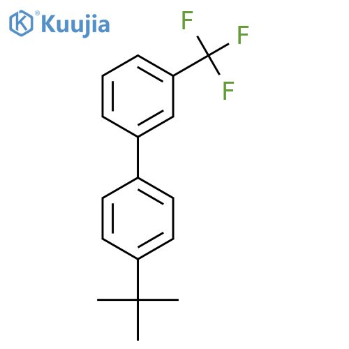 4'-Tert-butyl-3-(trifluoromethyl)biphenyl structure