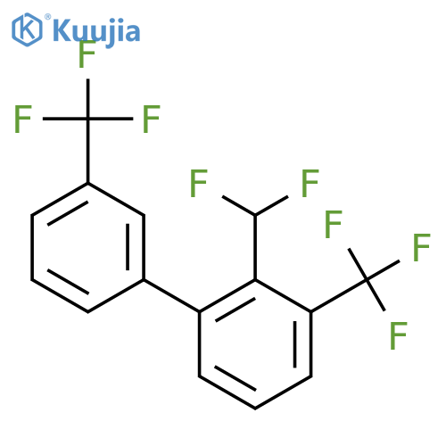 3,3'-Bis(trifluoromethyl)-2-(difluoromethyl)biphenyl structure