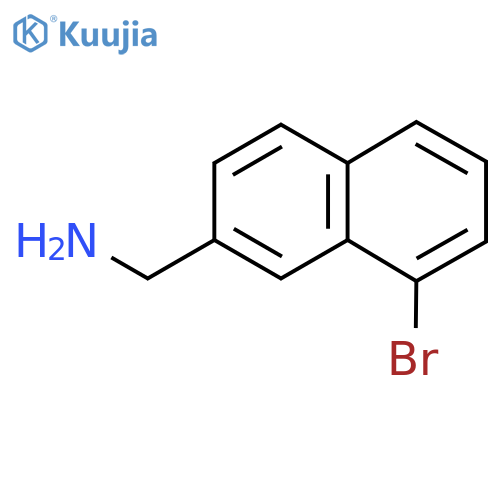 7-(Aminomethyl)-1-bromonaphthalene structure