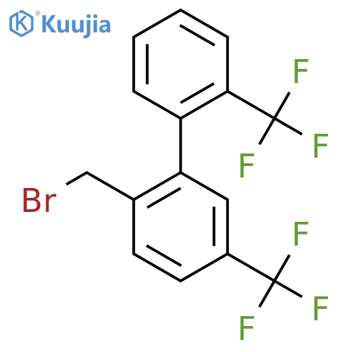 5,2'-Bis(trifluoromethyl)-2-bromomethylbiphenyl structure