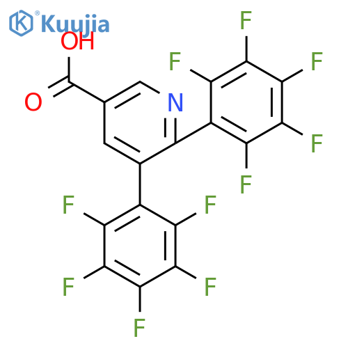 5,6-Bis(perfluorophenyl)nicotinic acid structure