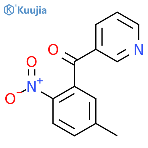3-(5-Methyl-2-nitrobenzoyl)pyridine structure