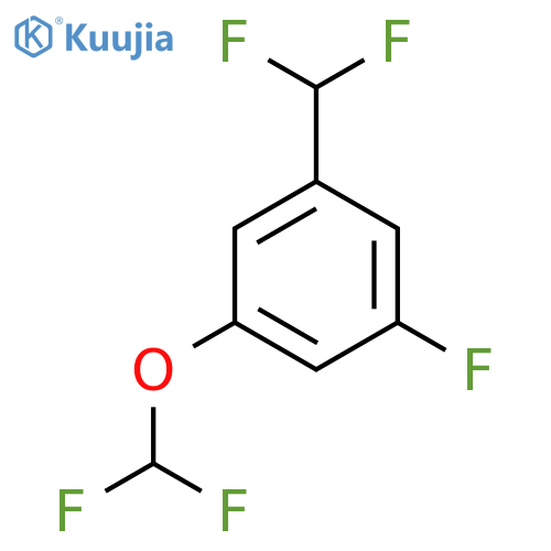 3-(Difluoromethoxy)-5-(difluoromethyl)fluorobenzene structure