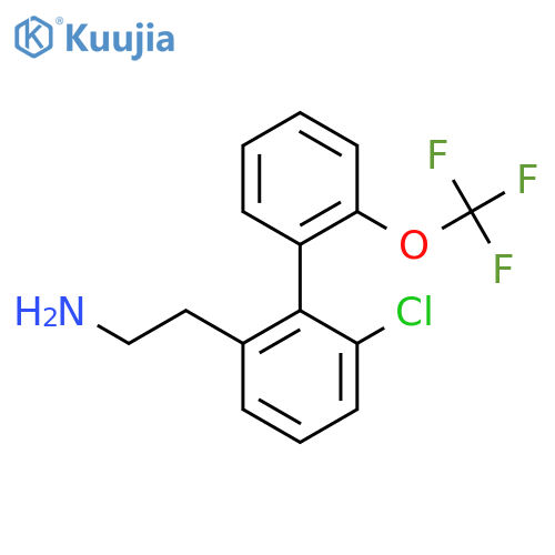 6-Chloro-2'-(trifluoromethoxy)biphenyl-2-ethylamine structure