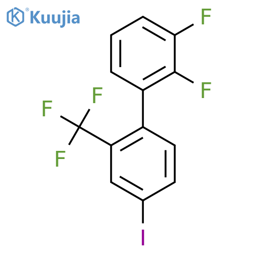 2,3-Difluoro-4'-iodo-2'-(trifluoromethyl)biphenyl structure