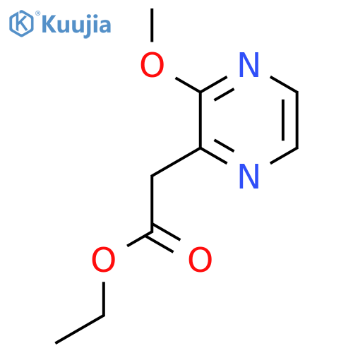 Ethyl 3-methoxypyrazine-2-acetate structure