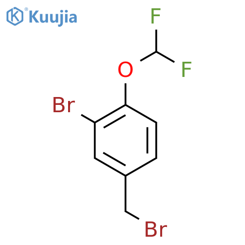 3-Bromo-4-(difluoromethoxy)benzyl bromide structure