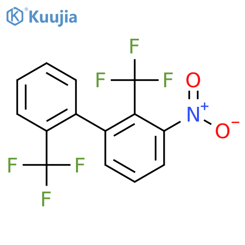 2,2'-Bis(trifluoromethyl)-3-nitrobiphenyl structure