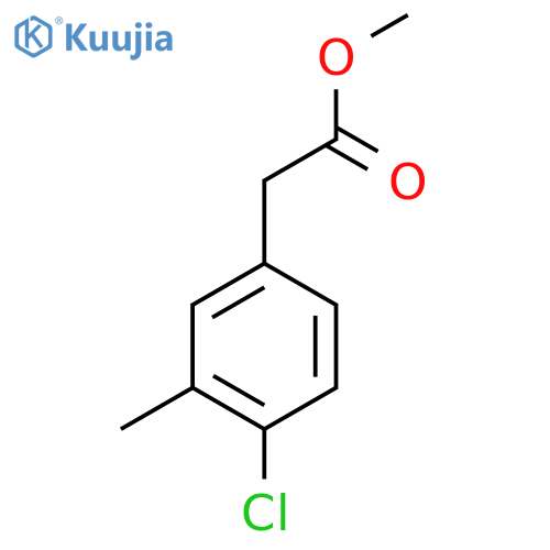 methyl 2-(4-chloro-3-methylphenyl)acetate structure