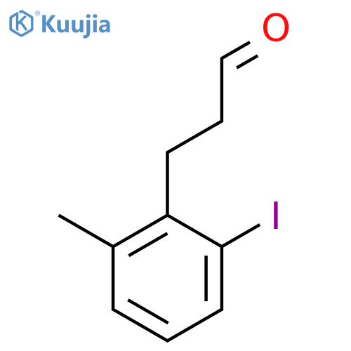 3-(2'-Iodo-6'-methylphenyl)propionaldehyde structure