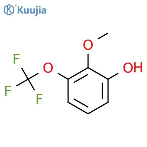 2-Hydroxy-6-(trifluoromethoxy)anisole structure