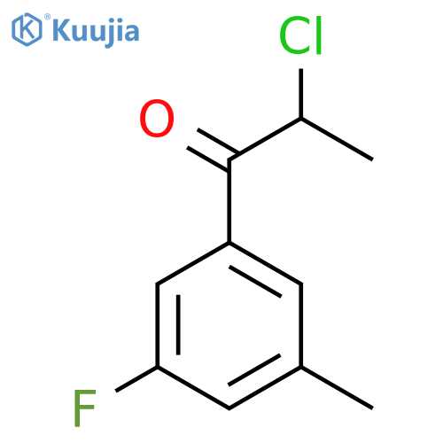 2-Chloro-3'-fluoro-5'-methylpropiophenone structure