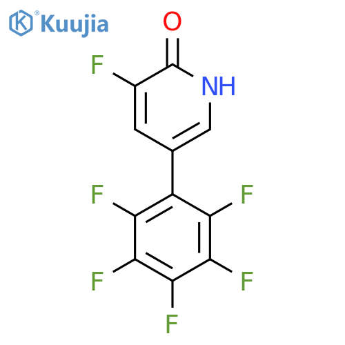 3-Fluoro-2-hydroxy-5-(perfluorophenyl)pyridine structure