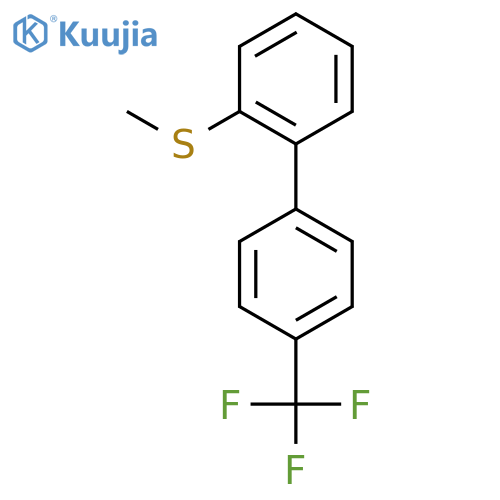 2'-Methylsulfanyl-4-(trifluoromethyl)biphenyl structure