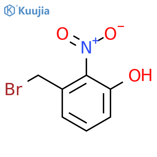 3-(Bromomethyl)-2-nitrophenol structure
