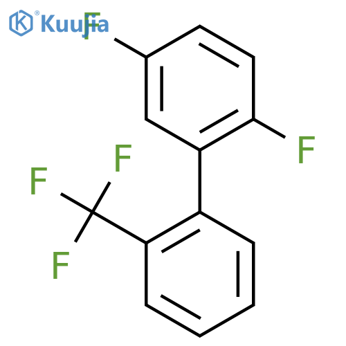2,5-Difluoro-2'-(trifluoromethyl)biphenyl structure