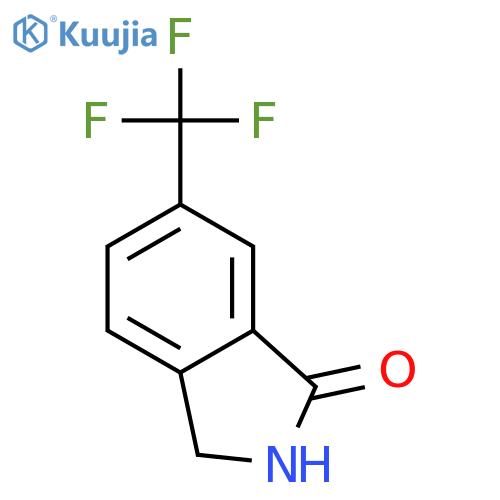 2,3-dihydro-6-(trifluoromethyl)-1H-Isoindol-1-one structure