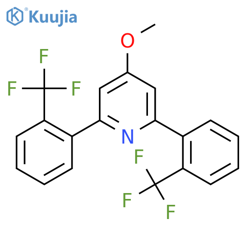 2,6-Bis(2-(trifluoromethyl)phenyl)-4-methoxypyridine structure