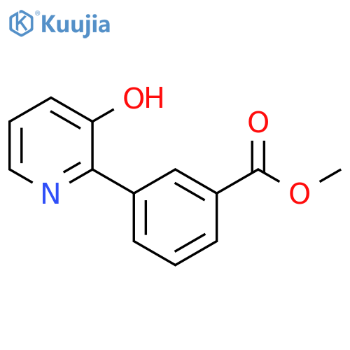 methyl 3-(3-hydroxypyridin-2-yl)benzoate structure