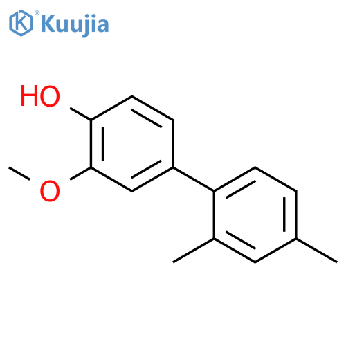 4-(2,4-Dimethylphenyl)-2-methoxyphenol structure