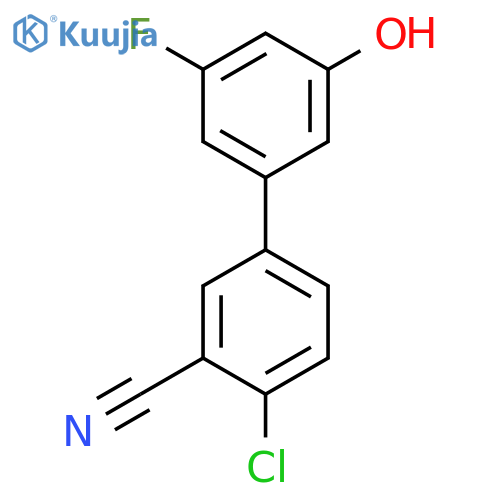 5-(4-Chloro-3-cyanophenyl)-3-fluorophenol structure