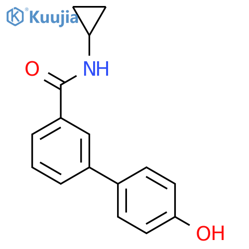 4-[3-(Cyclopropylaminocarbonyl)phenyl]phenol structure