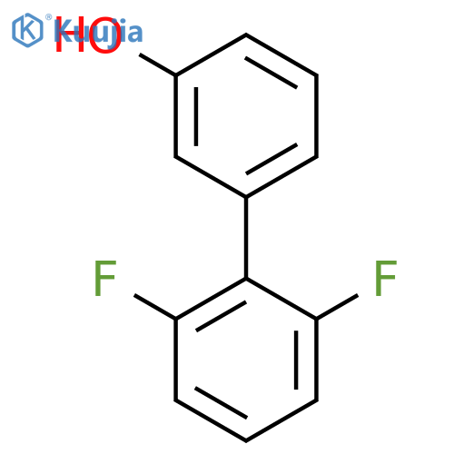 3-(2,6-difluorophenyl)phenol structure