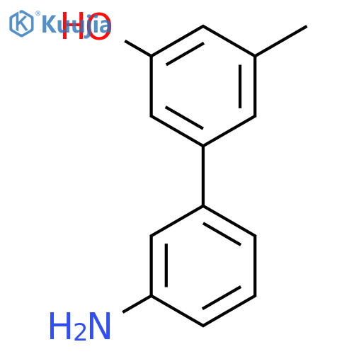 5-(3-Aminophenyl)-3-methylphenol structure