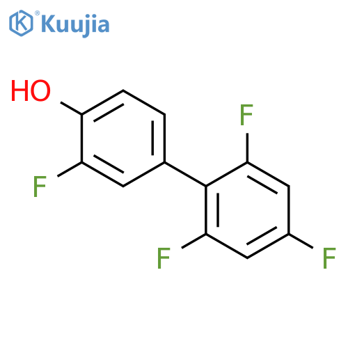2-Fluoro-4-(2,4,6-trifluorophenyl)phenol structure