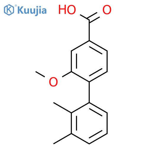 4-(2,3-Dimethylphenyl)-3-methoxybenzoic acid structure