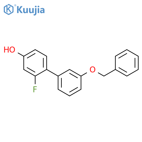 4-(3-Benzyloxyphenyl)-3-fluorophenol structure