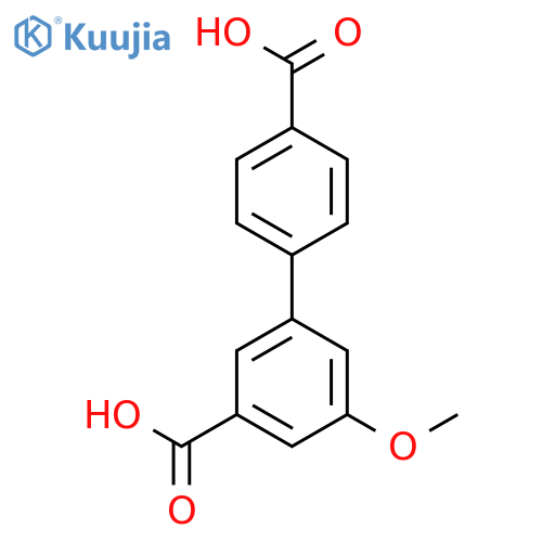3-(4-Carboxyphenyl)-5-methoxybenzoic acid structure