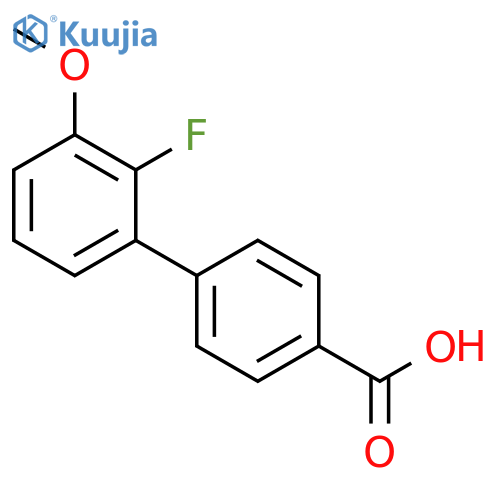 4-(2-fluoro-3-methoxyphenyl)benzoic acid structure
