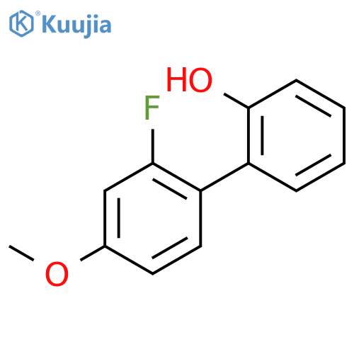2-(2-fluoro-4-methoxyphenyl)phenol structure