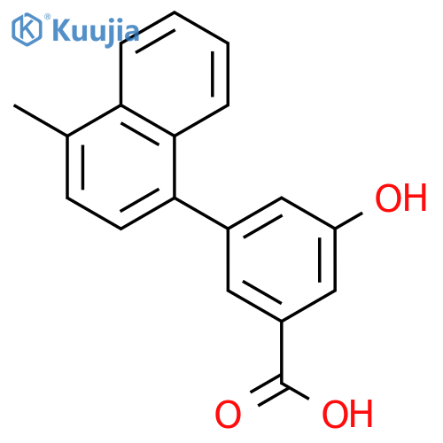 5-Hydroxy-3-(naphthalen-1-yl)benzoic acid structure