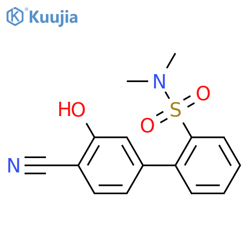 2-Cyano-5-(2-N,N-dimethylsulfamoylphenyl)phenol structure