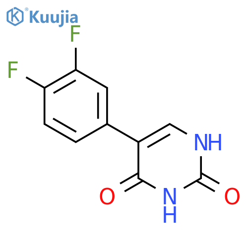 5-(3,4-Difluorophenyl)-1H-pyrimidine-2,4-dione structure