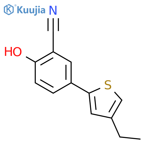 2-Cyano-4-(4-ethylthiophenyl)phenol structure