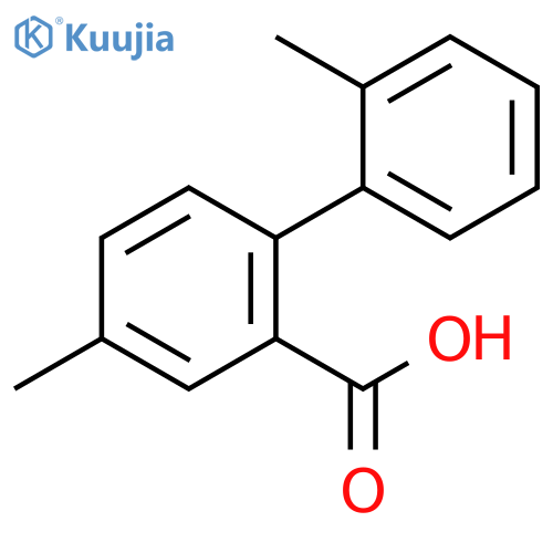 2-(2-Methylphenyl)-5-methylbenzoic acid structure