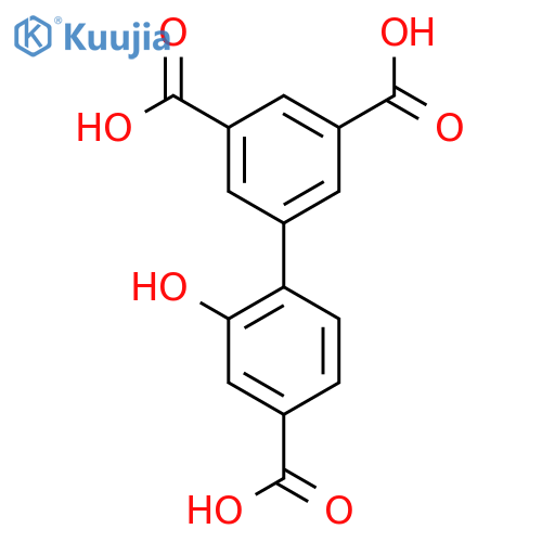 4-(3,5-Dicarboxyphenyl)-3-hydroxybenzoic acid structure