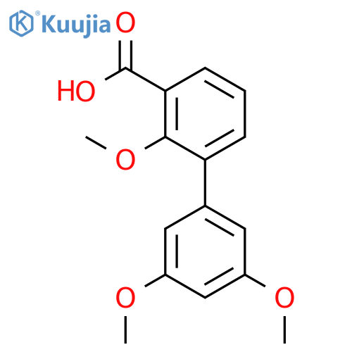 3-(3,5-Dimethoxyphenyl)-2-methoxybenzoic acid structure